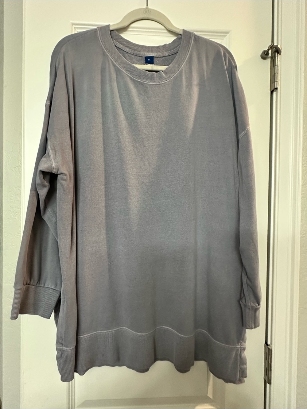Old Navy XL Lilac/stone purple Oversized Crewneck Sweatshirt